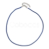 Braided Waxed Cotton Cord Necklace Making MAK-YWC0001-01P-M1-4