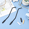 5Pcs 5 Styles Iron & Plastic Tremolo Arm Whammy Guitar Bar for Electric Guitar Flat Mount Stud Mount FIND-CN0002-20A-3