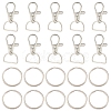 20Pcs Alloy Swivel Clasps FIND-YW0007-78-2