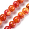 Natural Multi-Color Agate Beads Strands G-A261-B03-14mm-3