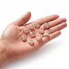 Electroplate Natural Rose Quartz Pendants G-T112-03H-5