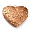 304 Stainless Steel Locket Pendants STAS-O147-02C-1