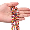 Synthetic Turquoise Beads Strands TURQ-G108-4x4mm-12-3