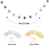 Hanging Paper Star AJEW-PH0017-15-2