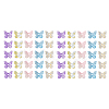50Pcs 5 Colors Transparent Spray Painted Glass Charms GLAA-FP0001-12-1