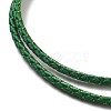 Polyester Cord Braided Necklace Makings MAK-L043-03G-15-2
