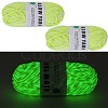 2 Skeins Light Two-Tone Luminous Polyester Yarn OCOR-SZ0002-09B-1