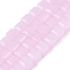 Imitation Jade Glass Beads Strands GLAA-R041-8x8mm-B03-1