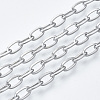 Tarnish Resistant 304 Stainless Steel Cable Chains CHS-S001-10A-P-1