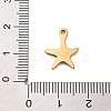 Ion Plating(IP) 201 Stainless Steel Charms STAS-A101-01C-02G-3