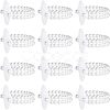 Plastic Imitation Pearl Stretch Bracelets FIND-NB0001-22-1