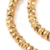 Electroplated Synthetic Non-magnetic Hematite Beads Strands G-H027-E01-02-4