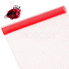 Deco Mesh Ribbons SRIB-WH0011-179A-03-1