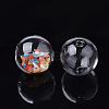 Handmade Blown Glass Globe Beads X-DH017J-1-10mm-1