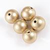 Matte Style Spray Painted Acrylic Beads ACRP-S669-14mm-02-1