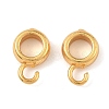 Brass Tube Bails KK-K364-33G-1