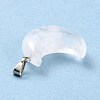 Natural Quartz Crystal Pendants G-Z022-02J-3