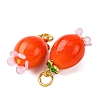 Handmade Lampwork Pendants LAMP-Z012-01G-05-2