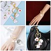 24Pcs 8 Style Halloween Theme Alloy Enamel Pendants ENAM-SZ0004-24-6
