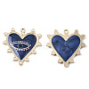 Printed Alloy Pendants X-ENAM-S016-69B-2