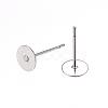 Tarnish Resistant 304 Stainless Steel Stud Earring Findings STAS-D448-088P-6mm-2