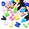 50Pcs Opaque Resin Beads RESI-SP0001-64-1