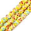 Handmade Lampwork Beads Strands LAMP-T007-03I-1
