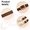 5Pcs 5 Colors Adjustable PU Leather Bag Shoulder Straps DIY-PH0013-79P-4