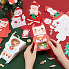 24Pcs 4 Styles Christmas Folding Gift Boxes CON-BC0007-09-3