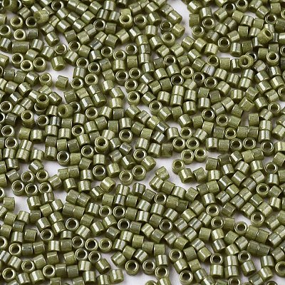 11/0 Grade A Baking Paint Glass Seed Beads SEED-S030-1037-1