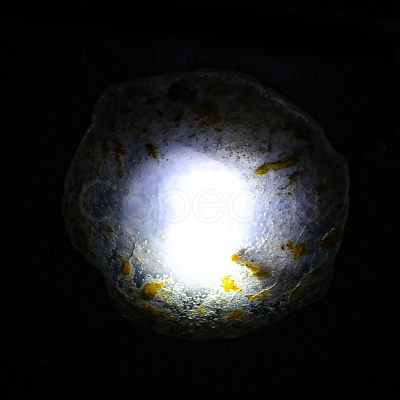 Dyed & Heatsd Natural Agate Slice USB Night Light Decoration G-Q170-10B-1