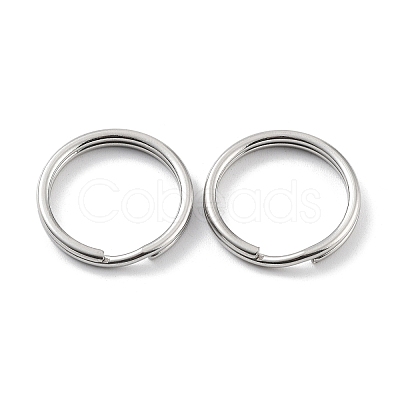 Non-Tarnish 304 Stainless Steel Split Key Rings STAS-Q314-02A-P-1
