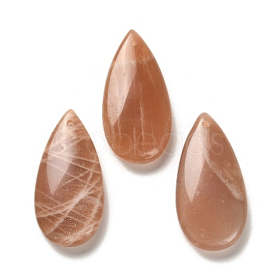 Natural Sunstone Pendants G-F731-04V-1