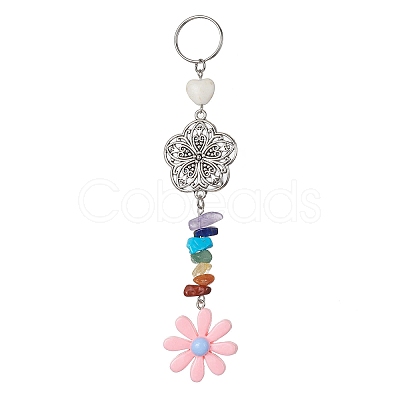 Flower Resin Keychains KEYC-JKC00556-01-1