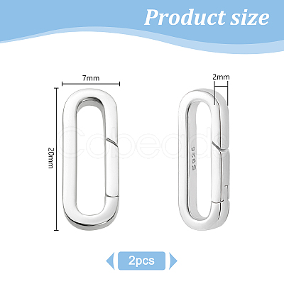 925 Sterling Silver Spring Gate Ringsed FIND-PH0021-77A-1