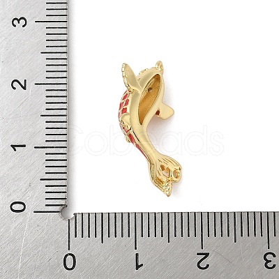 Brass Enamel Pendants KK-B148-12G-01-1