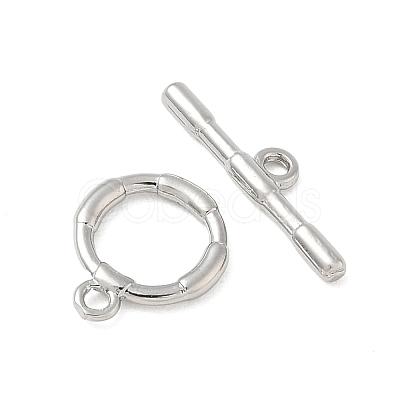 Brass Toggle Clasps KK-CBAFC6C-07D-P-1