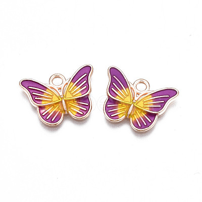 Alloy Enamel Pendants ENAM-S115-146C-1