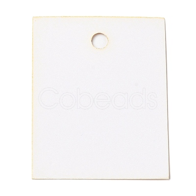 Rectangle Paper Smiling Face Print Gift Tags CDIS-F006-01-1