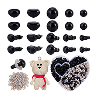 DIY Doll Eyes and Nose Making Sets DIY-WH0888-851D-1