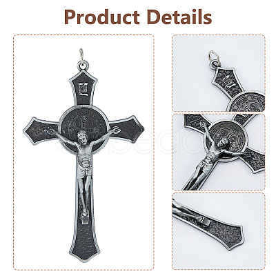 Tibetan Style Zinc Alloy Big Pendants FIND-WH0367-706AS-1