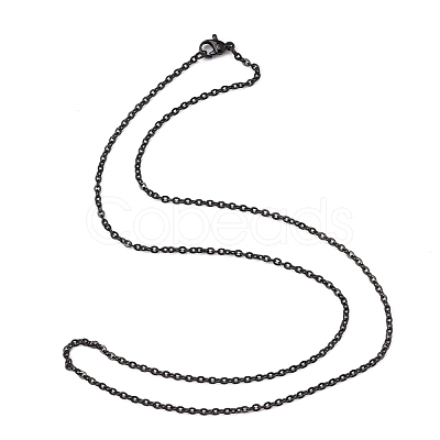 304 Stainless Steel Cable Chain Necklaces STAS-L164C-01B-1