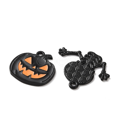 Halloween Alloy Enamel Pendants ENAM-K081-01EB-1