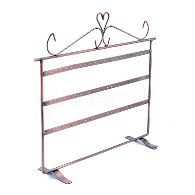Rectangle Shape Iron 3-Tier Earring Display Stand EDIS-K002-03R-1