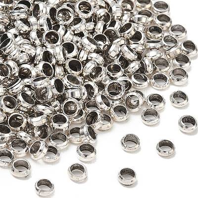 Brass Crimp Beads LS-E002-4mm-AS-NF-1