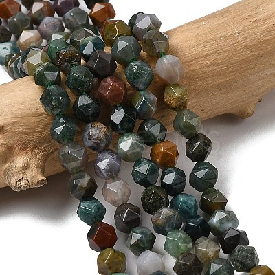 Natural Indian Agate Beads Strands G-Z119-A29-01-1