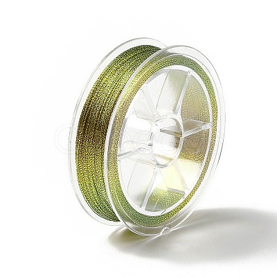10 Rolls Polyester Metallic Threads OCOR-E026-03-1