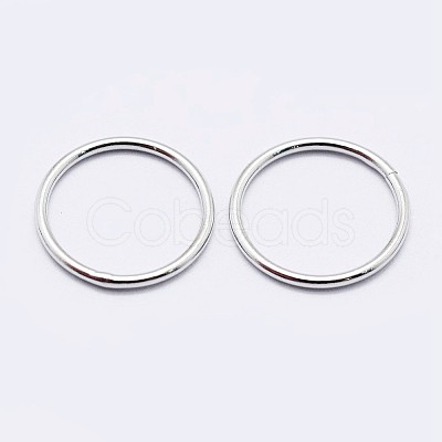 Sterling Silver Closed Jump Rings STER-F036-03P-0.5x3-1