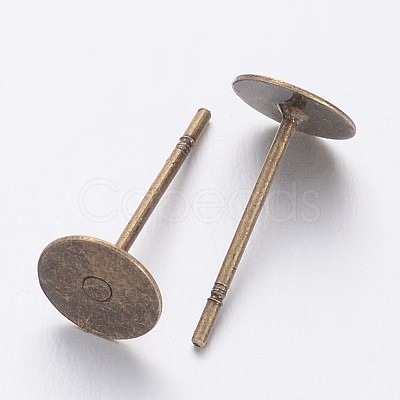 Stud Earring Settings X-KK-C2896-AB-1-1