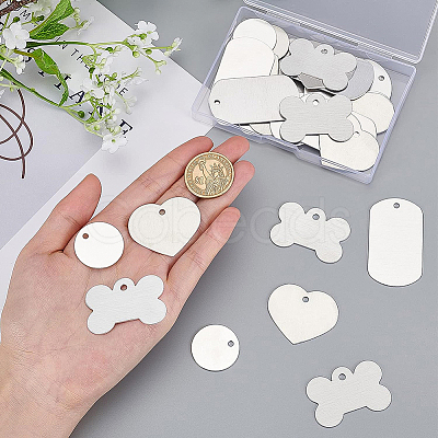 Aluminum Big Pendants ALUM-BC0001-38-1